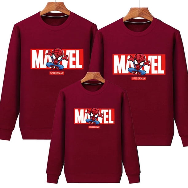 Sudaderas de manga larga Spiderman Gao Jinjia Ropa para Niños Superhéroe Estampado de dibujos animados LED