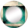 thumbnail image 3 of DESIGN ART Designart 'Impermanence Japanese Vintage Art VII' Printed Modern Geometric Wall Mirror 32in.x32in., 3 of 5