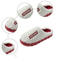 thumbnail image 3 of Rokment Platform Memory Foam House Slippers for Women Men Indoor and Outdoor Fashion Fuzzy Winter Warm Bedroom Home Slip on Shoes White Size 6.5, 3 of 5