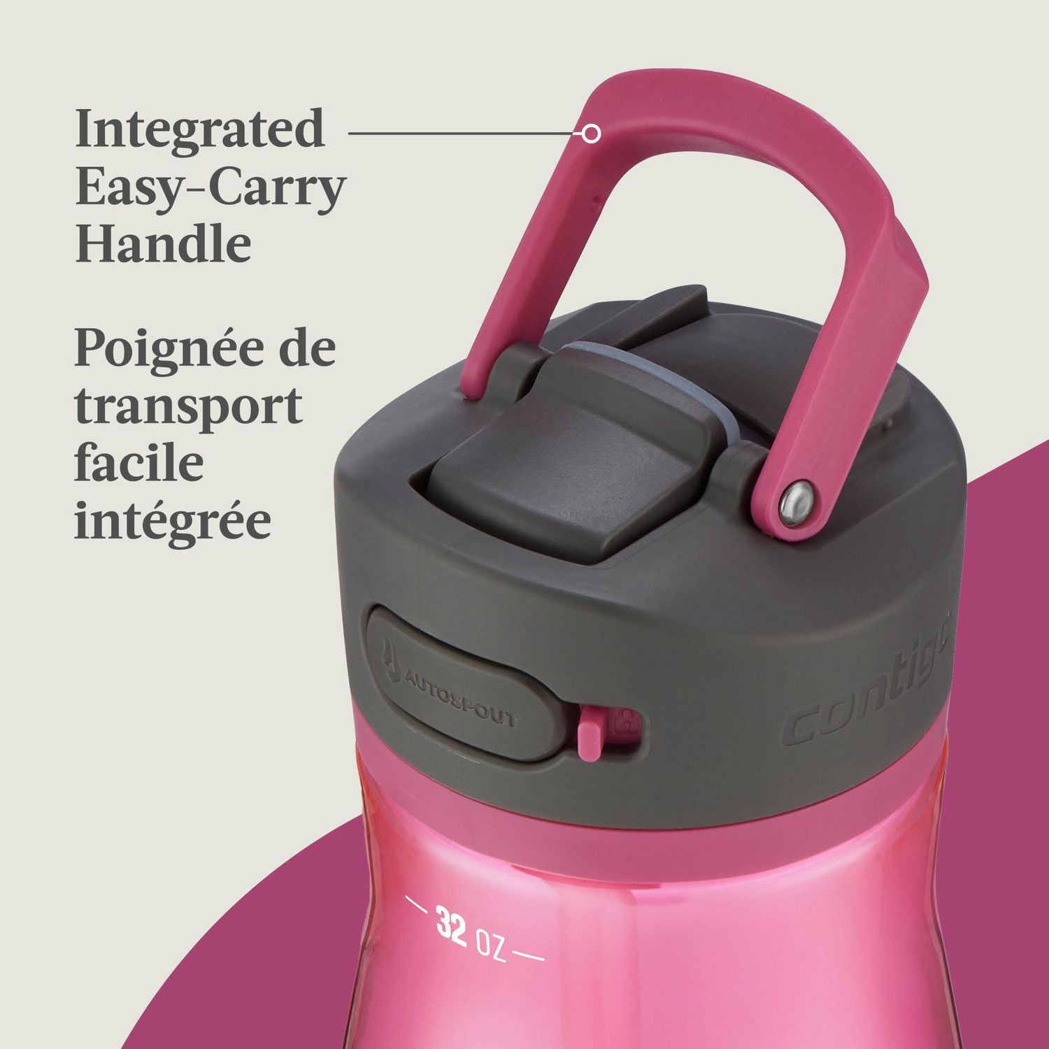 Contigo Ashland 2.0 Water Bottle with AUTOSPOUT Lid, BPA-Free, 32 oz (946 mL)