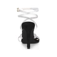 thumbnail image 2 of BLISSFUL STEP Women's Rhiness Strappy Stiletto Heels Sandals Black 7.5, 2 of 7