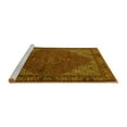 thumbnail image 2 of Ahgly Company Machine Washable Indoor Round Persian Yellow Traditional Area Rugs, 7' Round, 2 of 4