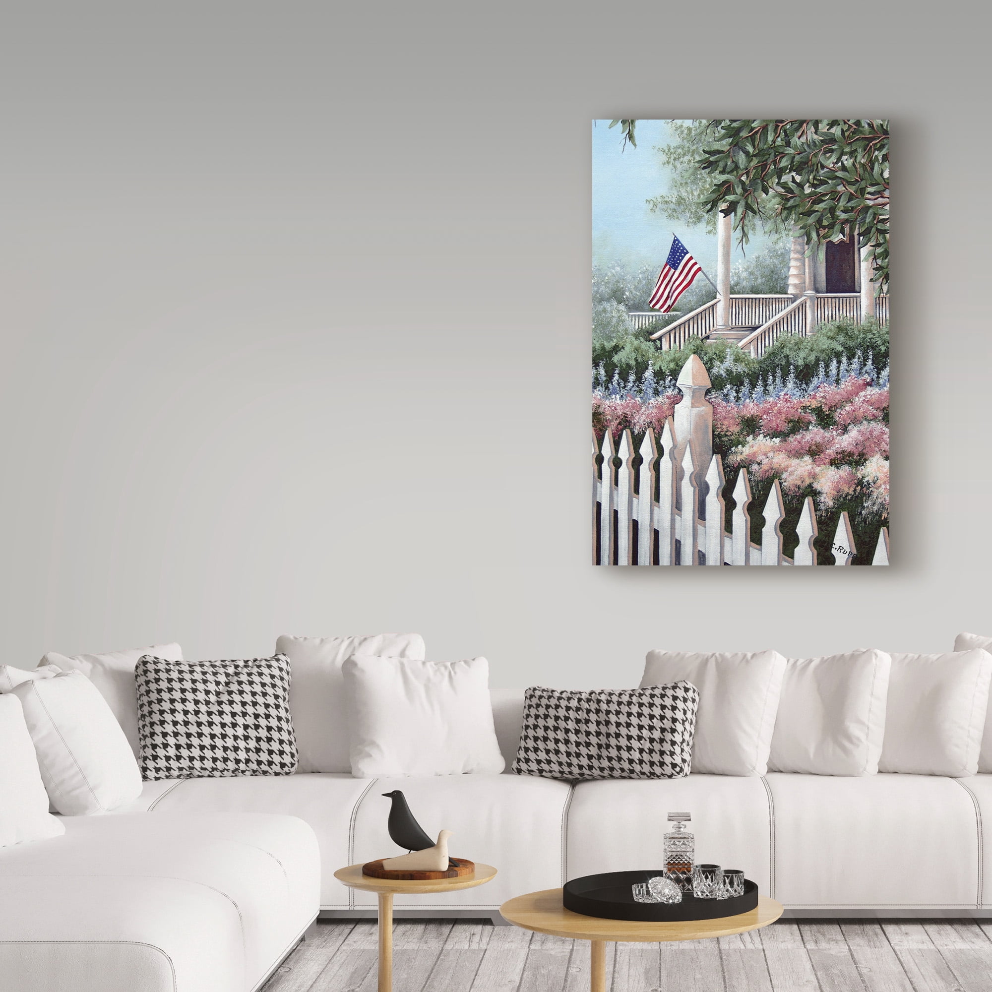 Trademark Fine Art 'Ready For July 4th' Canvas Art by Carol J Rupp
