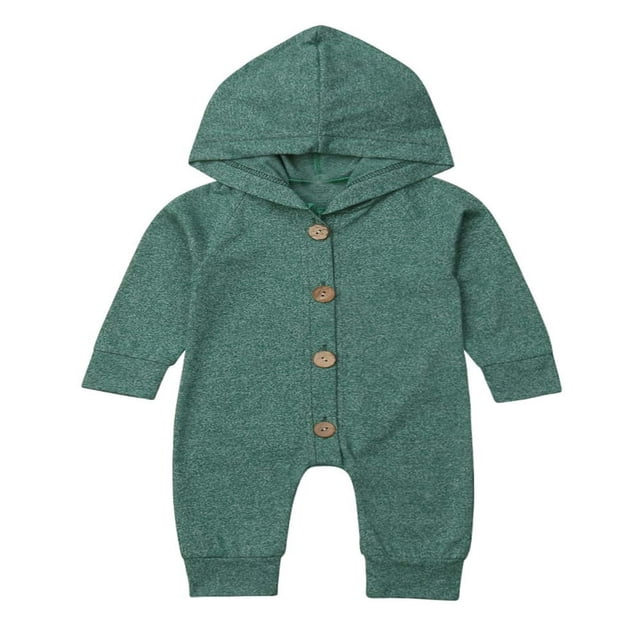 MesaSe Combinaison à Capuche Boutonnée pour Bébé Garçon Fille