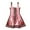 Pink, variant on Odeerbi Infant Girls Cotton Dress Boho Princess Dress New Pattern Sleeveless Velvet Court Style Dress Pink