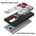 thumbnail image 2 of Coolpad Legacy Case, Rosebono Slim Hybrid Shockproof Hard Cover Graphic Fashion Colorful Skin Cover Armor Case For Coolpad Legacy (White Marble), 2 of 5