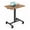 Brown/25.50 x 18.80 x 43.30 inch, variant on Alvantor Mobile Rolling Desk with Wheels Adjustable Height, Portable Rolling Laptop Desk with 2 Lockable Wheels, Adjustable Height Computer Workstation for Home Office