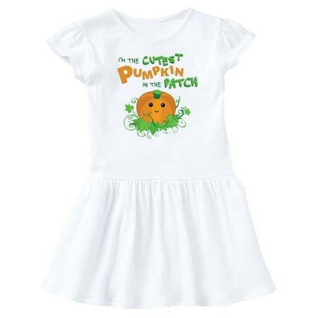 

Inktastic I m the Cutest Pumpkin in the Patch Gift Baby Girl Dress