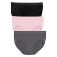 thumbnail image 2 of Bali Comfort Revolution Brief 3-Pack 10/11 Black/Hush / Grey, 2 of 2