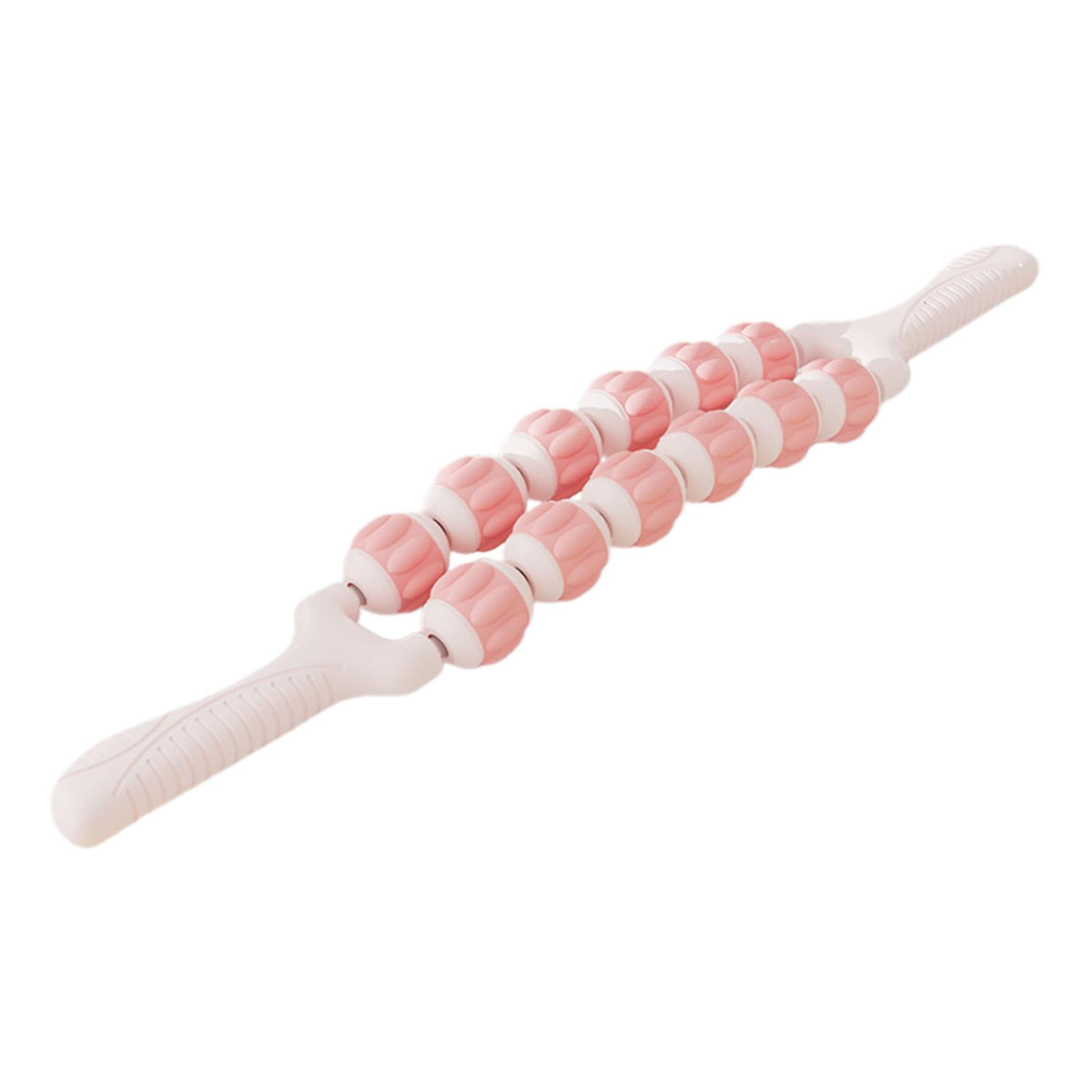 Baoblaze Massage Roller Rod Sensory Integration Training Device Deep Tissue Calf Rolling Pink 2 Row