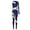 Navy Blue, variant on Women Rhinestone Gymnastics Leotard Unitard Full Length One Piece Figure Ice Skating Jumpsuit Dark Green S