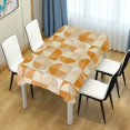 thumbnail image 4 of Yayeee Tablecloths 60" x 60" Rectangle Wrinkle Resistant Party Table Cover, Geometric Circles, 4 of 8