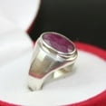 thumbnail image 3 of Beautiful Design Natural Men and Women Natural Burmese Ruby Yaqoot Ring in 925 Sterling Silver Handmade Roby, 3 of 3