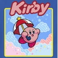 thumbnail image 2 of Toddler's Nintendo Kirby Flying Portrait  Graphic Tee Royal Blue 4T, 2 of 3