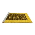 thumbnail image 2 of Ahgly Company Machine Washable Indoor Rectangle Oriental Yellow Traditional Area Rugs, 8' x 10', 2 of 4