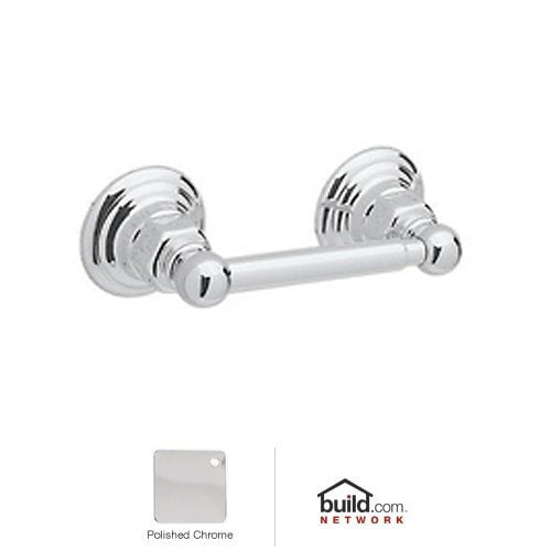 Rohl Italian Bath Single Spring Loaded Toilet Paper Holder In Polished Chrome