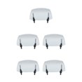 thumbnail image 3 of Transemion Riding Comfort Durable Adjustable Clip-on Motorcycle Wind Deflector Extension Spoiler Stability Easy To Install Transparent Blue 5Set, 3 of 6