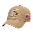 thumbnail image 2 of WKSCLPAI US 250th Anniversary Baseball Cap, Bald Eagle Flag Pattern Printed Patriotic 1776-2026 Adjustable Unisex Hat for 4th of July & USA 250 Year Celebrations, Khaki, 2 of 8
