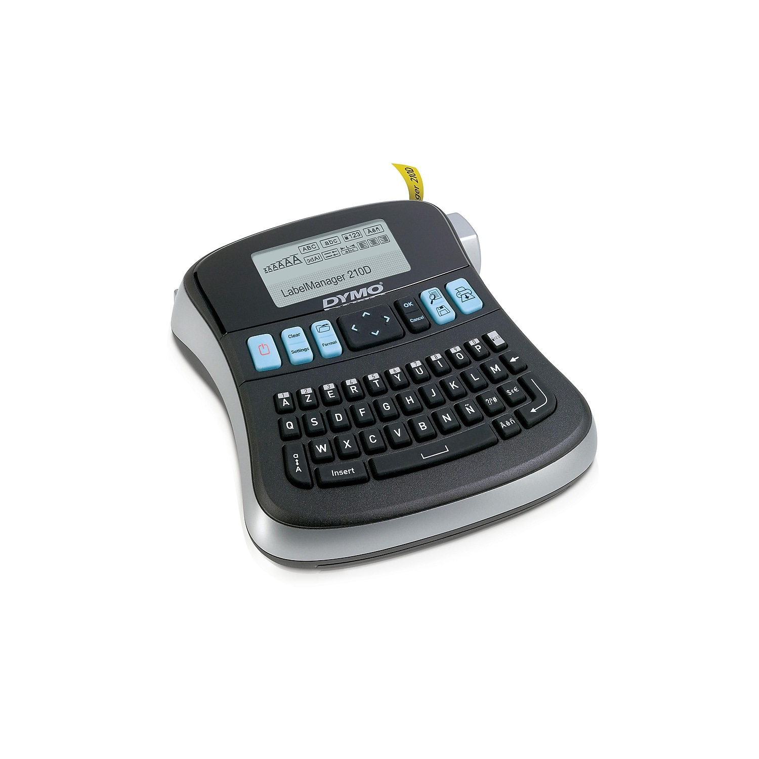 DYMO 2175085 LabelManager 210D 2 Lines 6.1 in. x 6.5 in. x 2.5 in. Label Maker