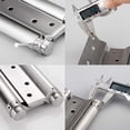 thumbnail image 4 of Heavy Duty Commercial Grade Side Mount Spring Hinge, Compact Durable Exquisite Craft Stainless Steel For Cafe Bar Counter Doors, Auto-close With Tension Adjustment (78Mm), 4 of 5