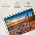 thumbnail image 6 of Elephant Stock North Carolina Beach Sunrise Wall Art - Horizontal Canvas Wall Art - Living Room Wall Decor - Beach Canvas - Beige And Brown Decor - 45" x 30", 6 of 8