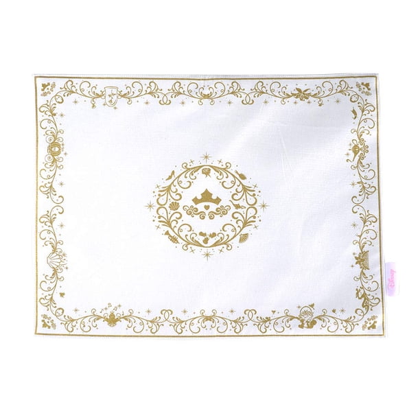 Juego de manteles individuales para cenar con forma de princesa Disney, 4 piezas, siete veces seis