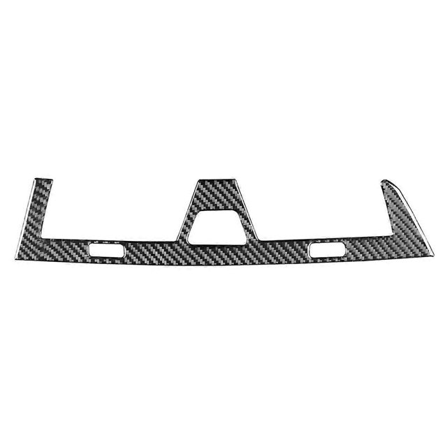 For 5 Series G30 G38 2018-2021 Carbon Fiber Car Central Control Warning Light Button Frame Trim Interior Accessories