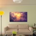 thumbnail image 2 of Floating Dream- Orange and Purple Blend on Top of a Cloud (16 "x24" Customizable) by Genie's Poems - Print Wall Art Work Home Decor, 2 of 4