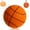 Orange, variant on Silent House Basketball, Size 6 (28.5") Size 5 (27.5") 3 (26.5") No Noise Indoor Silent Basketball, Foam Airless for Quiet Dribbling and Indoor Training
