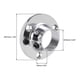 thumbnail image 2 of Brida de soporte para varilla de armario Uxcell de 0.63 pulgadas de diámetro, soporte de hierro tono plateado, 2 piezas, 2 of 4