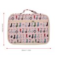 thumbnail image 4 of Estuche para lápices estuche para bolígrafos práctico nailon con 96 ranuras diseño duradero con cremallera para niños artistas estudiantes aficionados al arte Amonsee Otros, 4 of 8