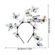 thumbnail image 4 of KAKOWELY 2 diademas decorativas de mariposas para mujer, accesorio de moda para novias., 4 of 5