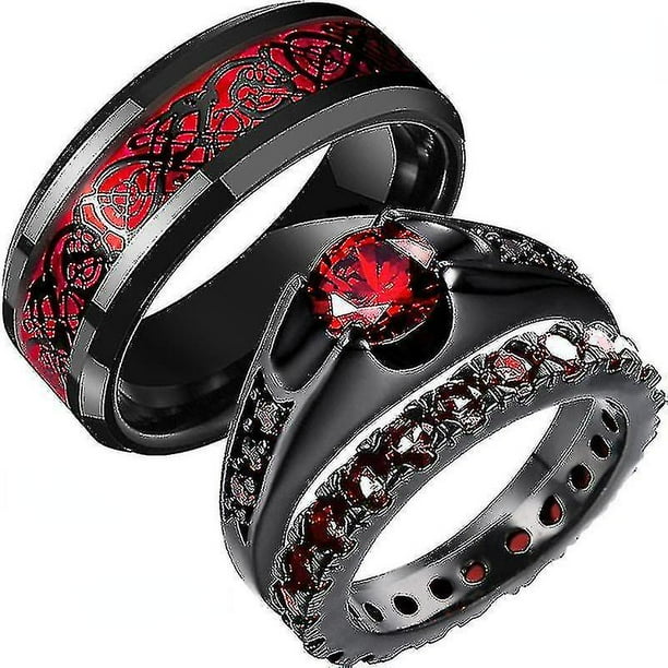 Anillo tungsteno negro hotsell