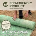 thumbnail image 4 of DeWitt 3-Pack Single Net Excelsior Blanket Erosion Control Mat, Green, 4 x 112.5 Feet, 4 of 10