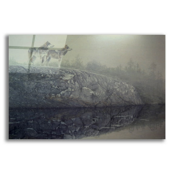 Epic Art 'Northern Pond' by Ron Parker, Acrylic Glass Wall Art, 24"x16"