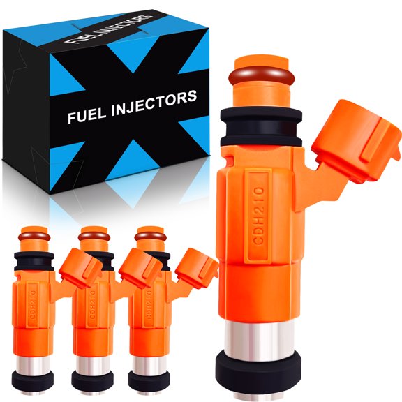4 pcs CDH-210 Fuel Injectors for:-Yamaha Outboard F115 HP Marine 2000-2015 For:-Mitsubishi 1997-2005 For:-Suzuki 1999-2003 1.8L 2.0L 3.0L 6V CDH-210 68V-8A360-00-00 4 Holes