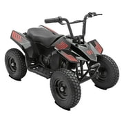 Pulse Performance Products, ATV Electric Quad, Ages 8+, 24V battery, 10 MPH, Puncture Proof Tires, hand Brake, 40 Min. Ride Time