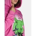 thumbnail image 2 of Nightmare Before Christmas Graphic Hoodie Pullover with Long Sleeves, Women's, 2 of 6