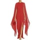 thumbnail image 2 of ICHUANYI Clearance Fashion Women Sexy Lace Sleeveless Slim Solid Dress Print Hollow Dress Party Dresses(Red, L) ICHUANYI WER2023080815940, 2 of 7