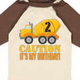 thumbnail image 4 of Inktastic 2nd birthday construction truck, cement mixer - 2 years old Boys or Girls Long Sleeve Baby Bodysuit, 4 of 5