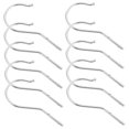 thumbnail image 6 of ELAYARD 10Pcs Space Saving Metal Hanger Hooks for Clothes Display and Closet Organization, 6 of 8