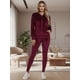 thumbnail image 2 of Conjunto Pants Mujer Sudadera Y Pant Aterciopelado Set Dama, 2 of 5
