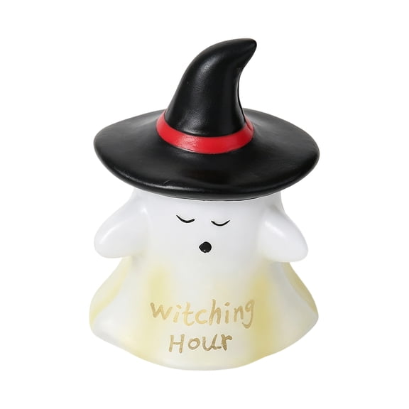 ZIZOCWA Halloween Decorations Cute Tabletop Figurines Resin Witch Statue Desktop Ornaments Home Party Decors