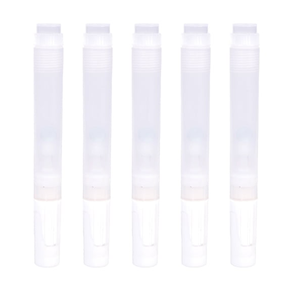Set Of 5 Reusable Watercolor Paint Pen With Smooth 6.5mm Tip For Acrylic Paint Wood Surfaces And Creative Projects