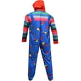 thumbnail image 2 of BioWorld Merchandising Mens Chucky Child's Play Adult Union Suit Pajama (Large), 2 of 2