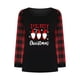 thumbnail image 4 of Pntutb Navidad moda mujer Casual manga larga impreso señoras sudaderas tops Pntutb Pntutb-2537, 4 of 5