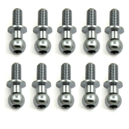 

10Pcs M3 Metal Hex Ball Head Screws for TT01 TT02 Sakura D5 1/10 RC Drift Car Spare Parts Universal Silver