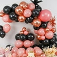 thumbnail image 3 of Dusty Pink and Black Balloon Arch,Balloon Garland with Star Foil Rose Gold Balloons for Birthday Wedding Bachelorette Party Decorations, 3 of 13