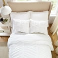 thumbnail image 4 of Modern Heirloom Emily White 2-Piece Pleated Comforter Set, Twin/Twin XL, 4 of 5