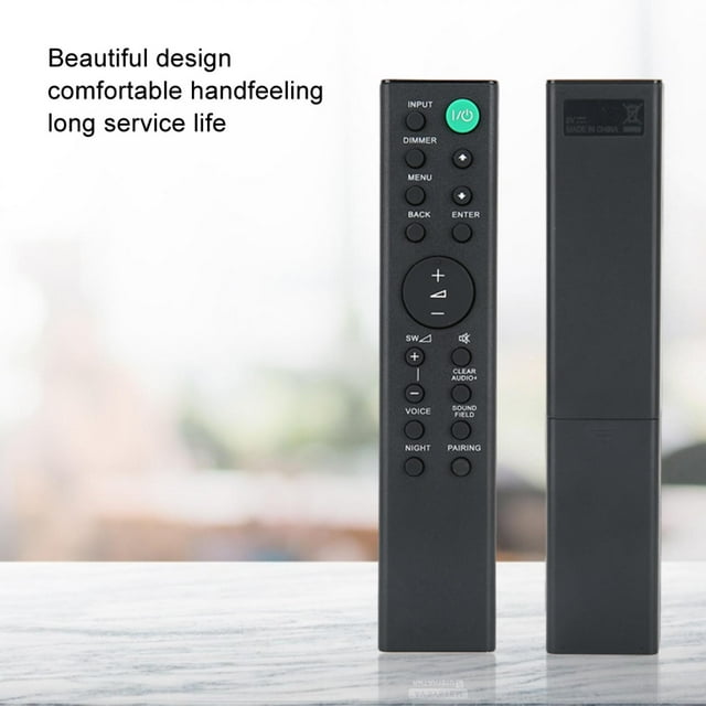 Peahefy RMT-AH101U Remote Control Replacement Part For Soundbar System HT-CT380 HT-CT780 SA-CT380 Ideal TV Replacement Remote Control Black